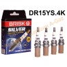Свечи зажигания Brisk Silver DR15YS.4K (4 шт)